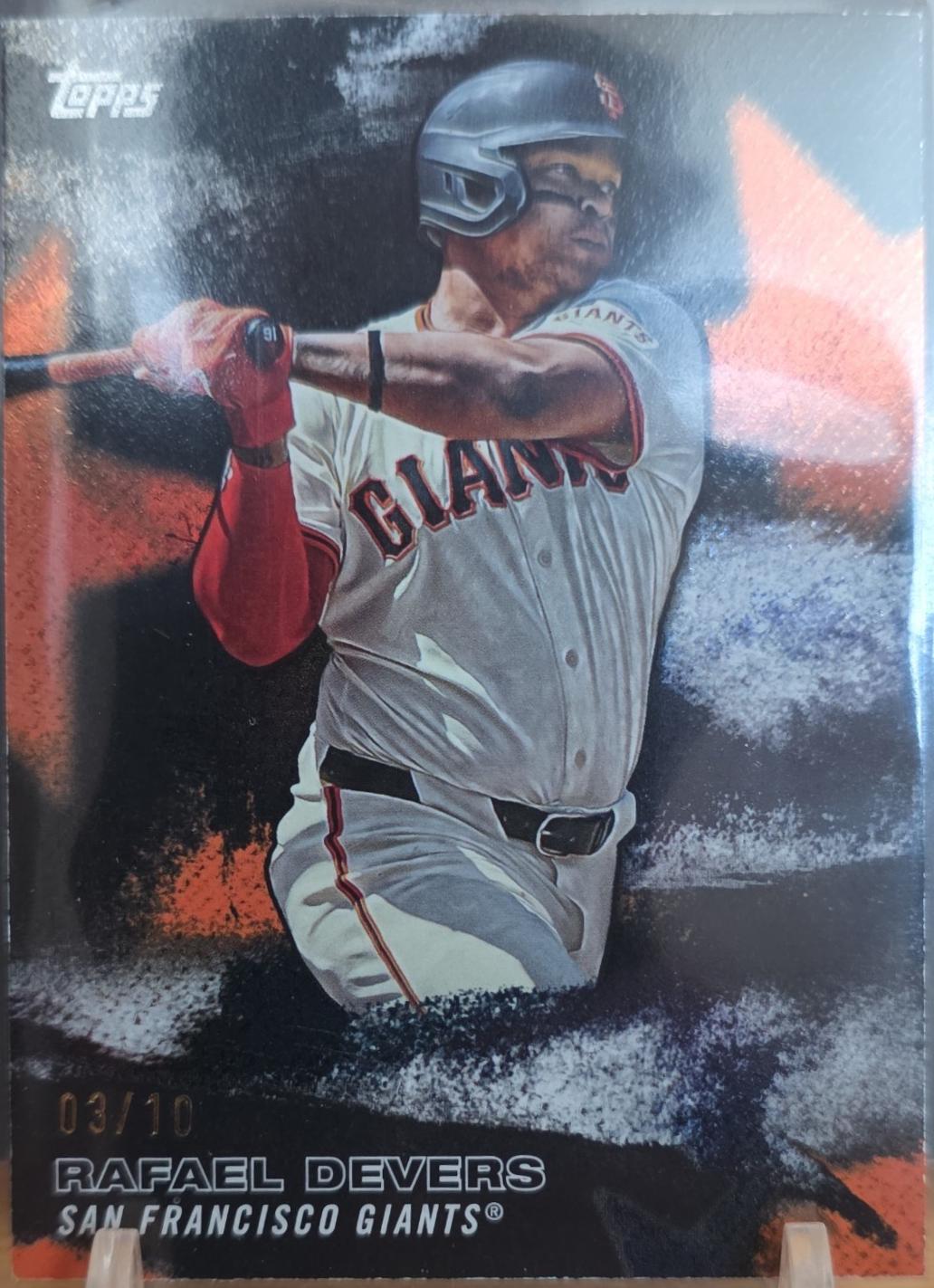 Rafael Devers [Black Crackleboard Foil] #SMLB-19