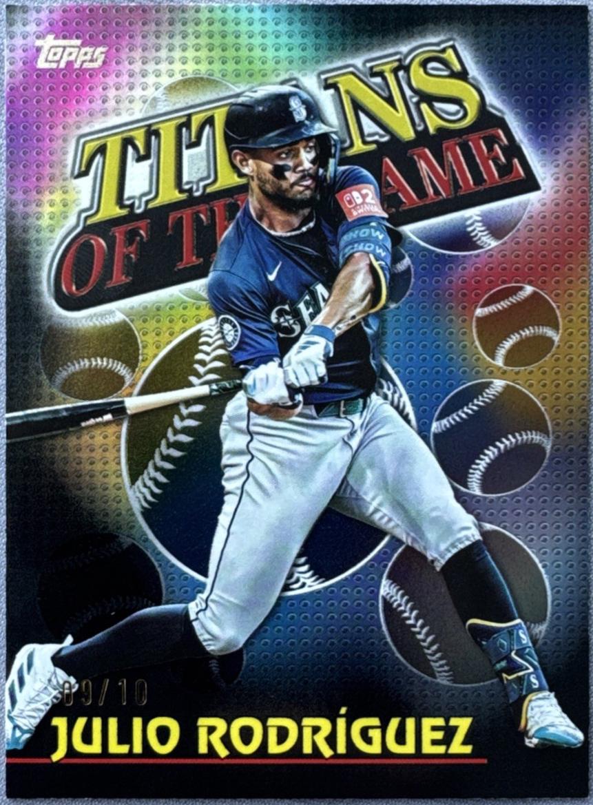 Julio Rodriguez [Black Crackleboard Foil] #TOG-20