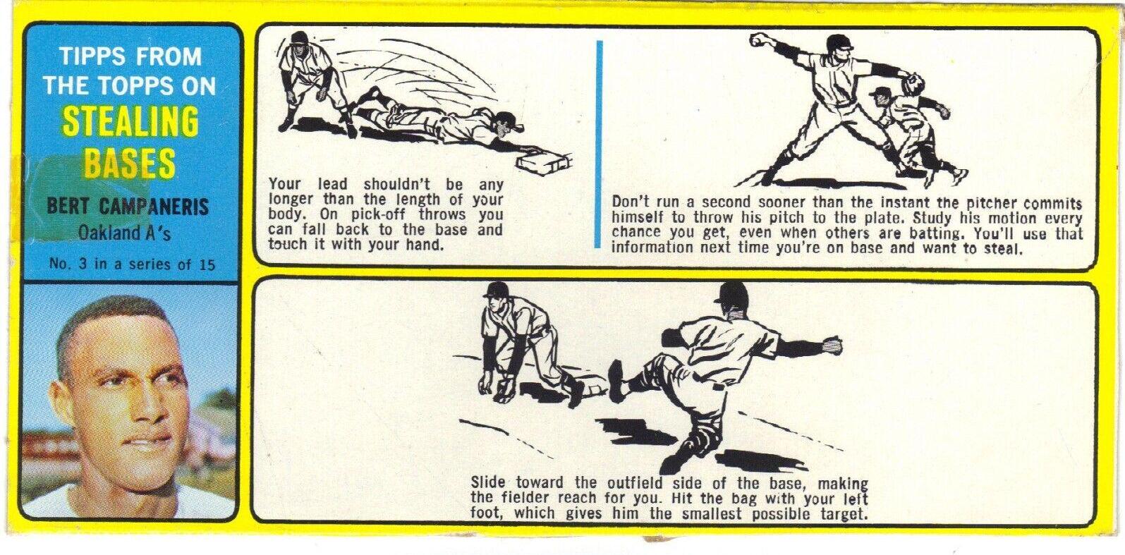 Bert Campaneris [Tipps From the Topps Hand Cut] #3