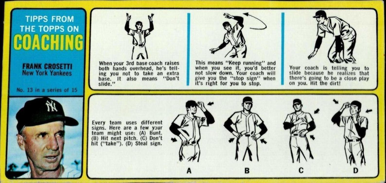Frank Crosetti [Tipps From the Topps Hand Cut] #13