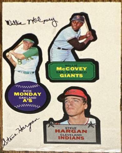 Rick Monday, Steve Hargan, Willie McCovey