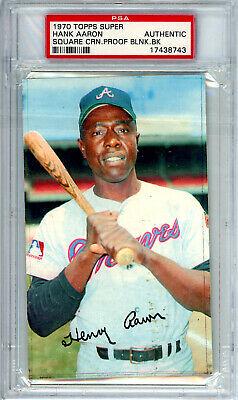 Hank Aaron [Square Corner Proof Blank Back]