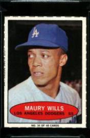 Maury Wills [Hand Cut] #34