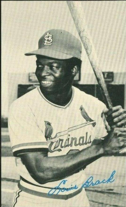 Lou Brock [Proof White Back] #20
