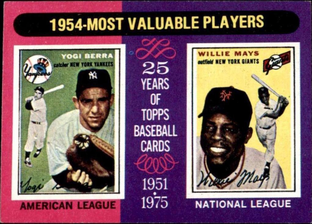 1954 MVP's [Y. Berra, W. Mays] #192