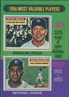 1956 MVP's [M. Mantle, D. Newcombe] #194