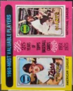 1969 MVP's [H. Killebrew, W. McCovey] #207