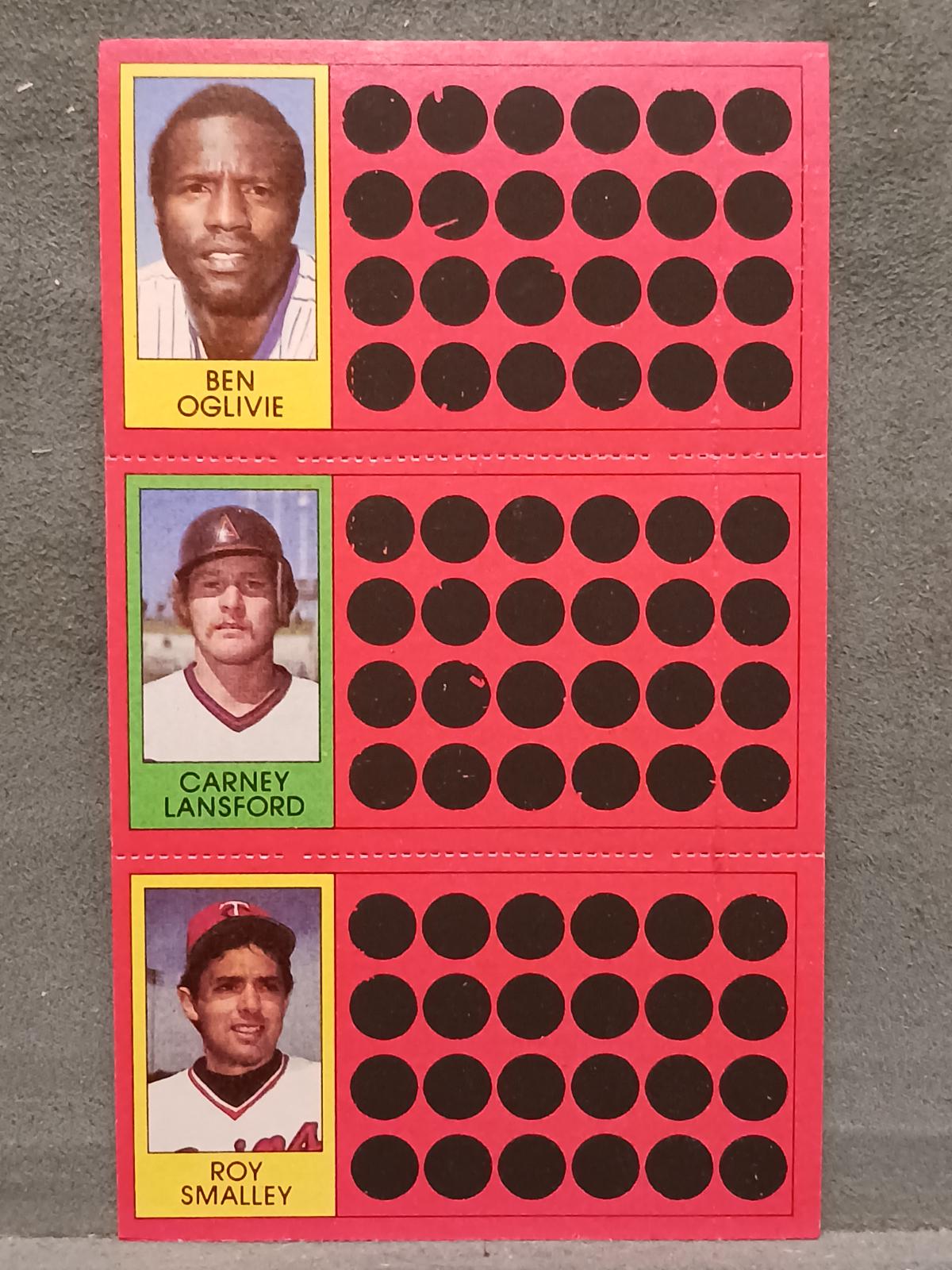 Ben Oglivie, Carney Lansford, Roy Smalley