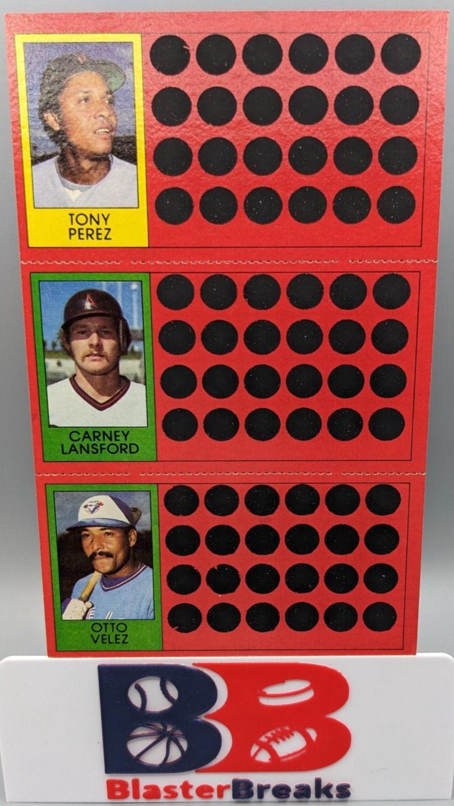 Carney Lansford, Otto Velez, Tony Perez