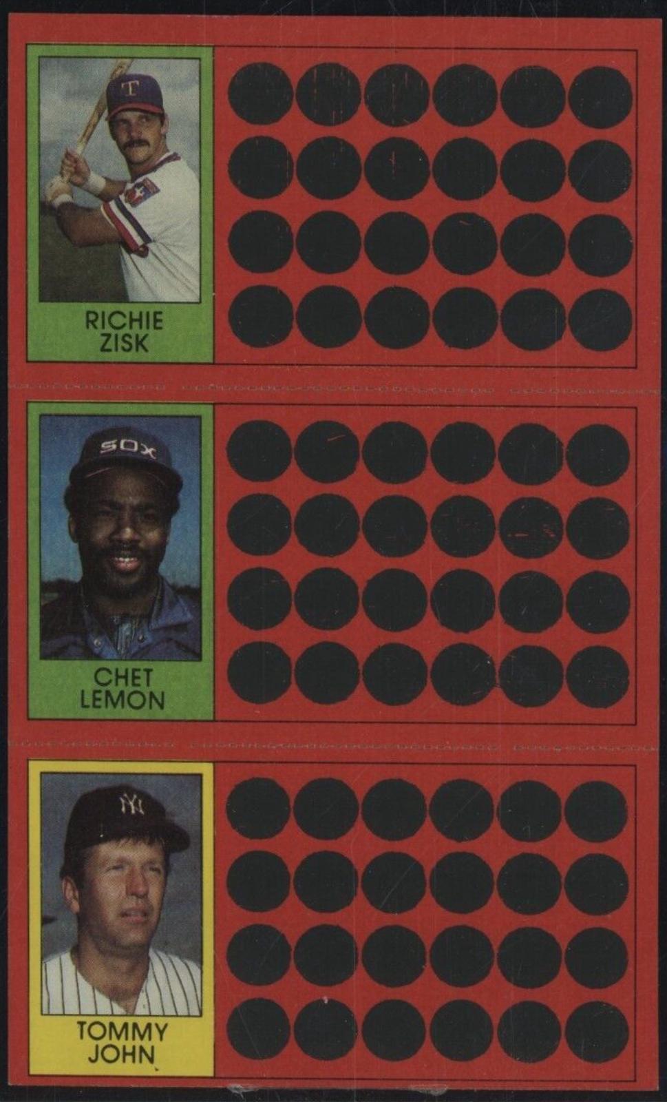 Chet Lemon, Richie Zisk, Tommy John