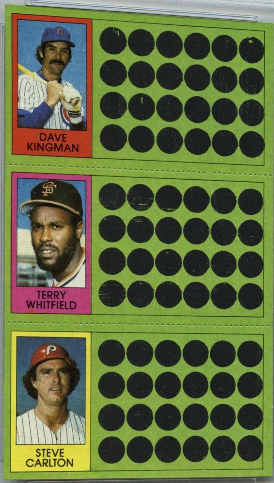 Dave Kingman, Steve Carlton, Terry Whitfield