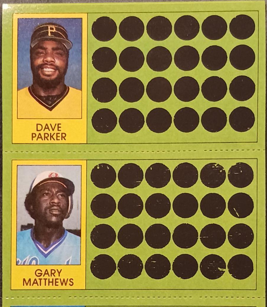Dave Parker, Gary Matthews, Dave Concepcion #59, 76, 95