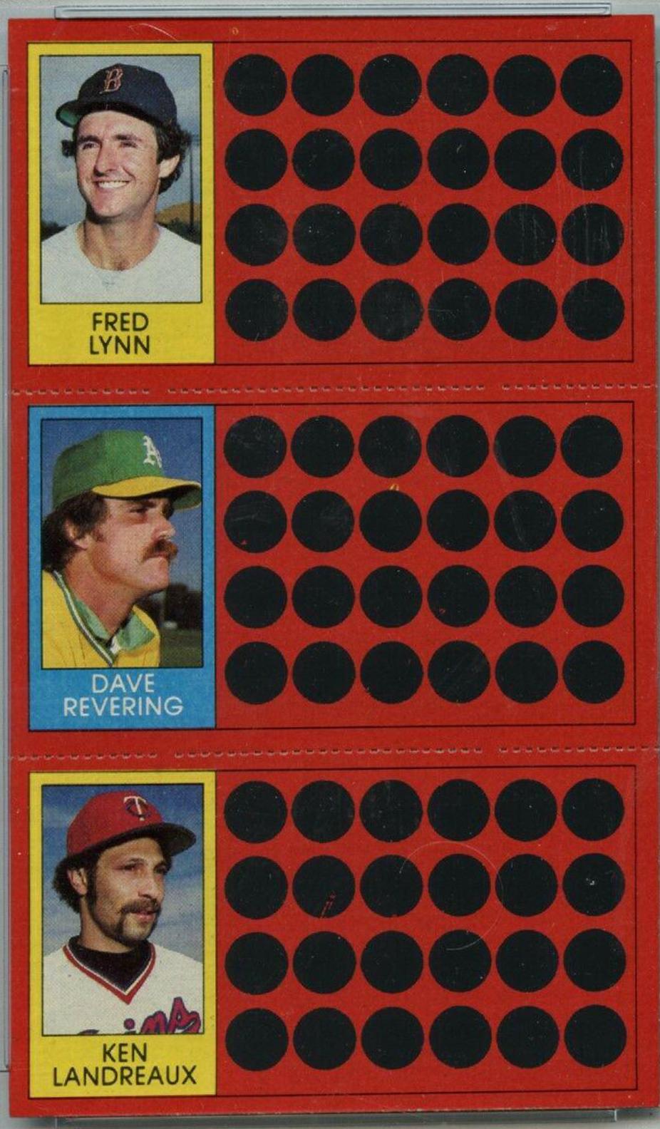 Dave Revering, Fred Lynn, Ken Landreaux