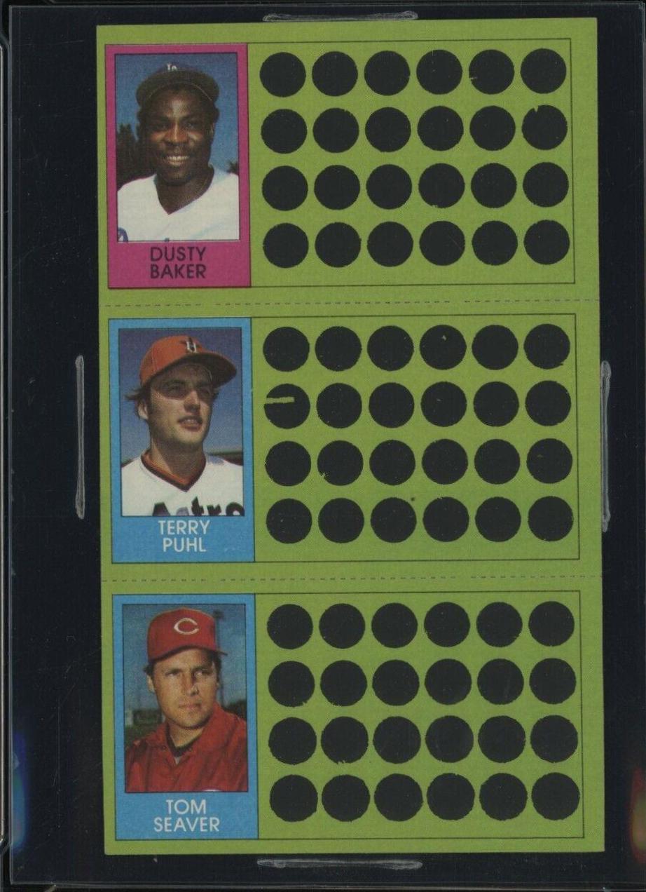 Dusty Baker, Terry Puhl, Tom Seaver