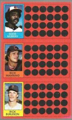 Eddie Murray, Rick Burleson, Rick Manning