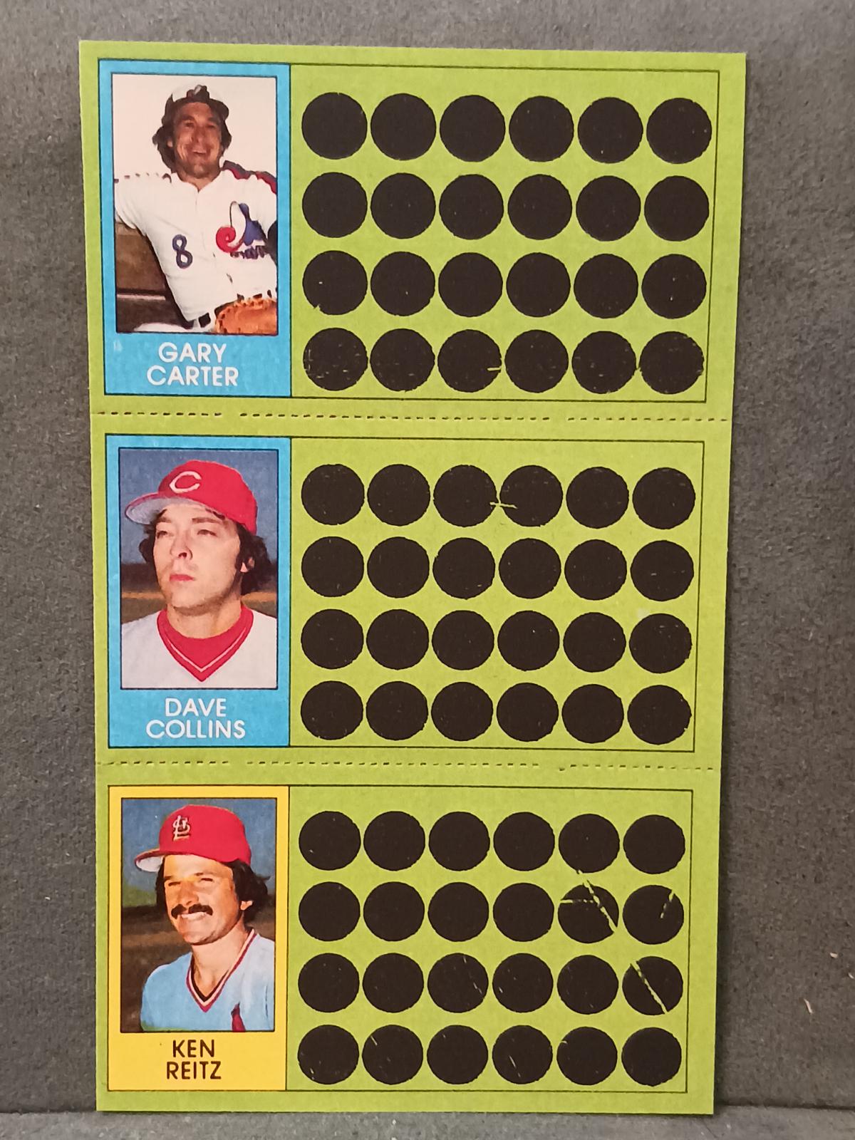 Gary Carter, Dave Collins, Ken Reitz #66, 84, 101