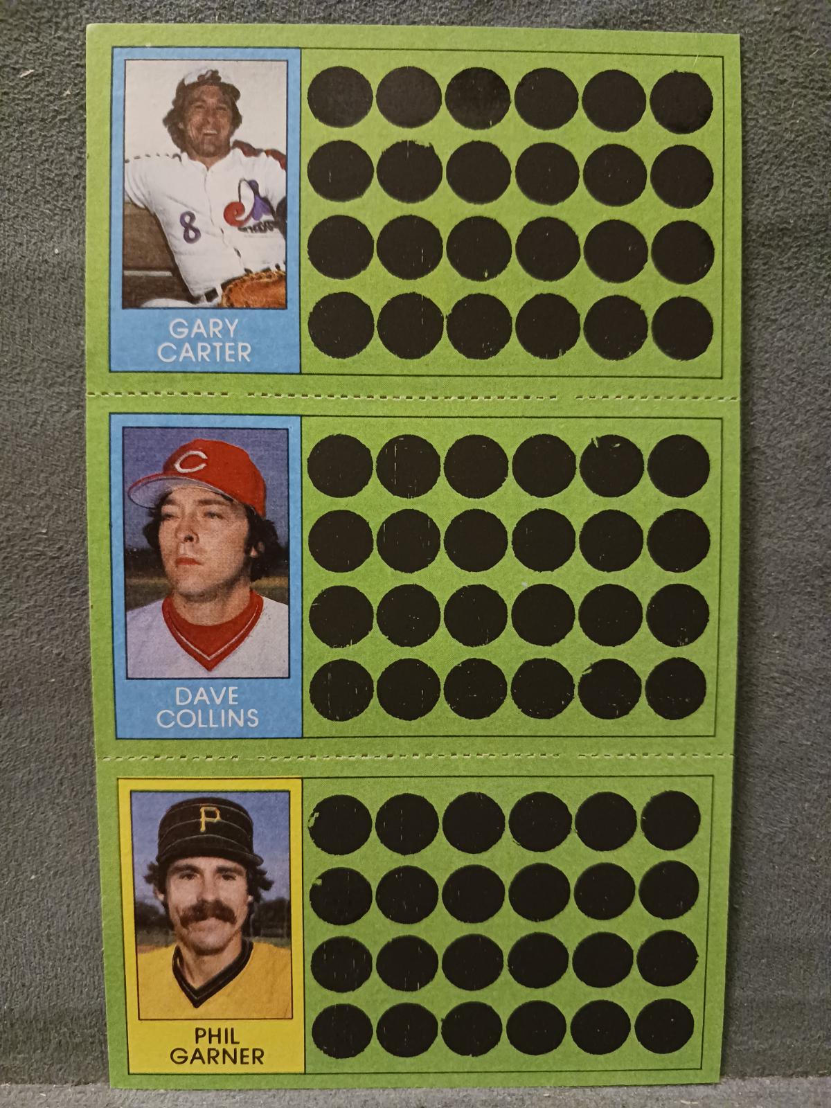 Gary Carter, Dave Collins, Phil Garner #66, 84, 102