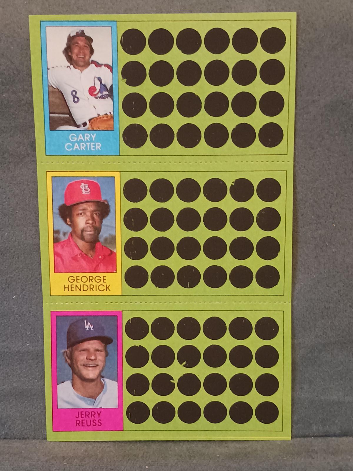 Gary Carter, George Hendrick, Jerry Reuss