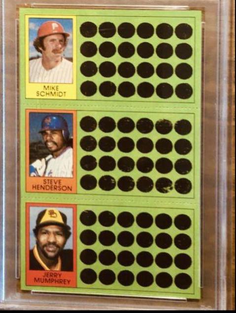 Jerry Mumphrey, Mike Schmidt, Steve Henderson