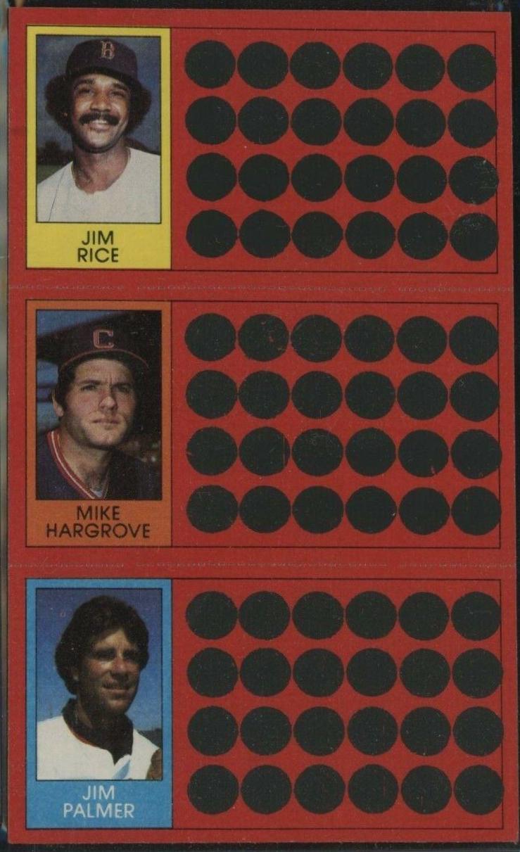 Jim Palmer, Jim Rice, Mike Hargrove