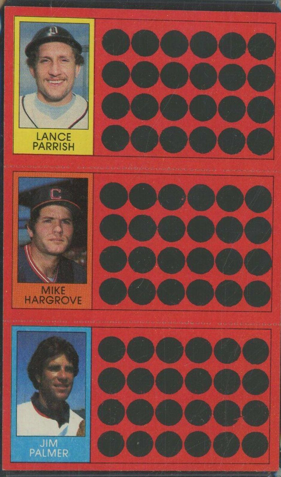 Jim Palmer, Lance Parrish, Mike Hargrove