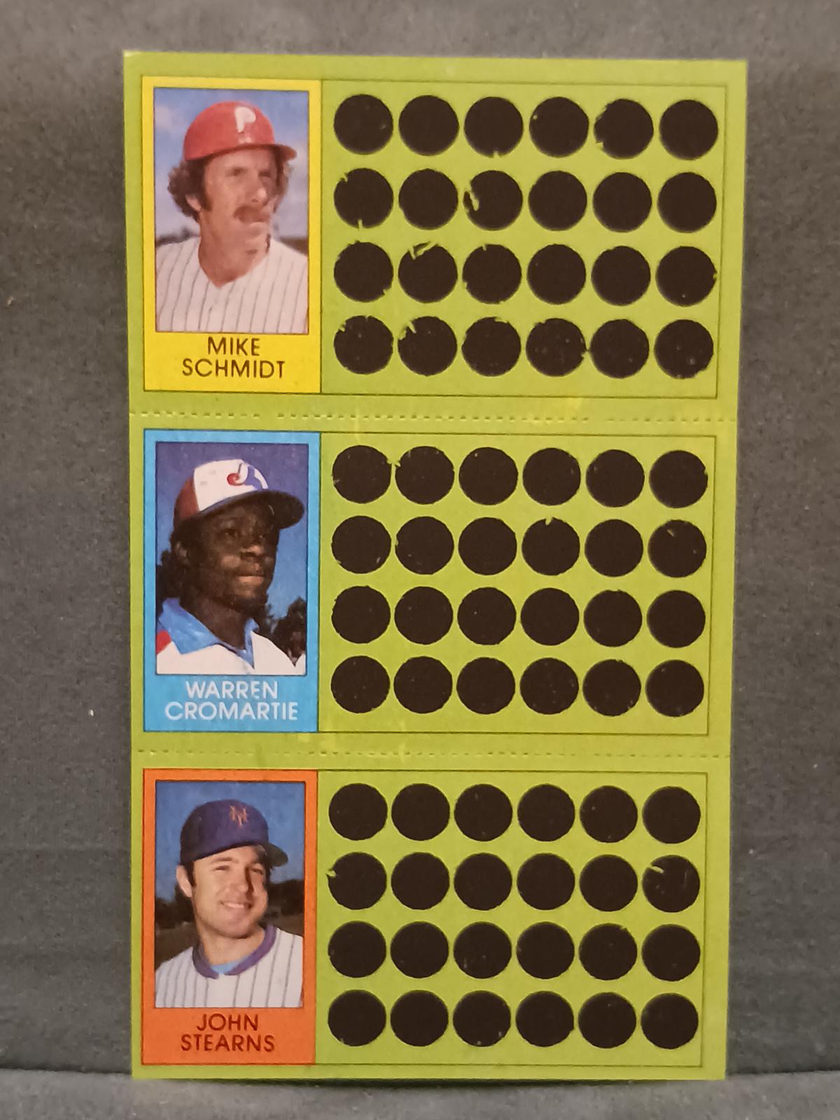 Mike Schmidt, Warren Cromartie, John Stearns #60 78, 96