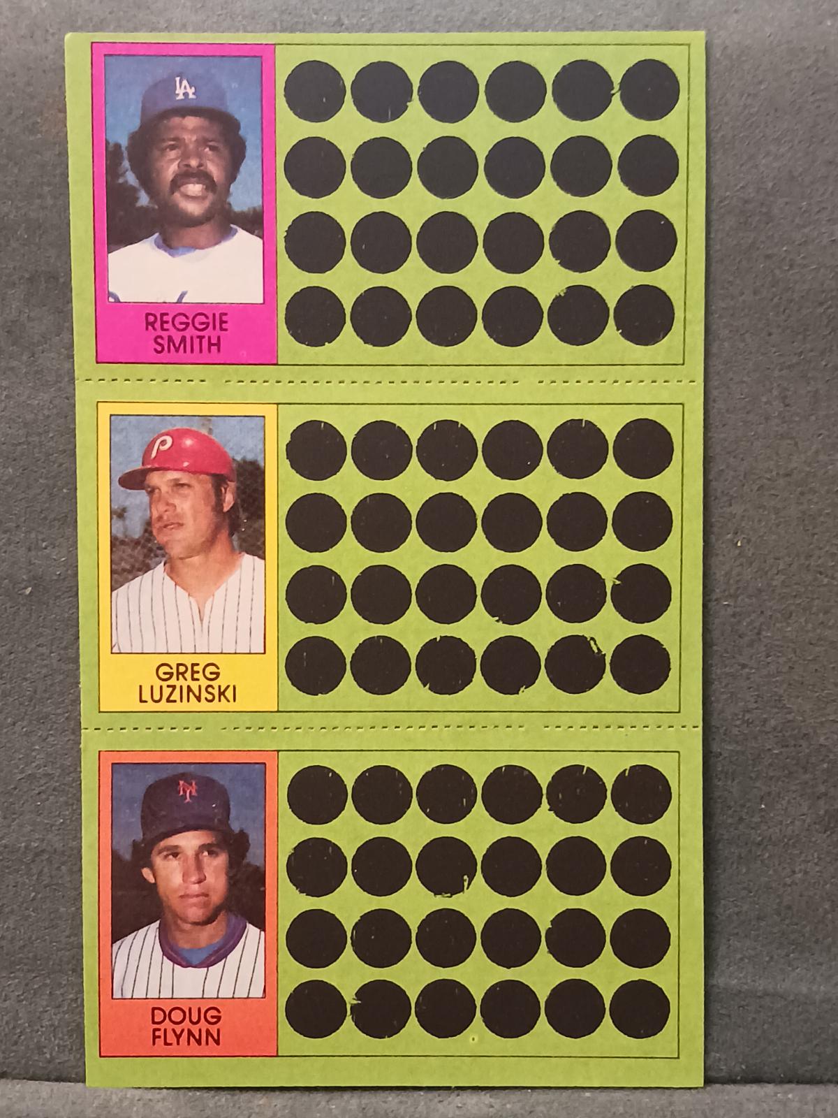 Reggie Smith, Greg Luzinski, Doug Flynn #57, 74, 93