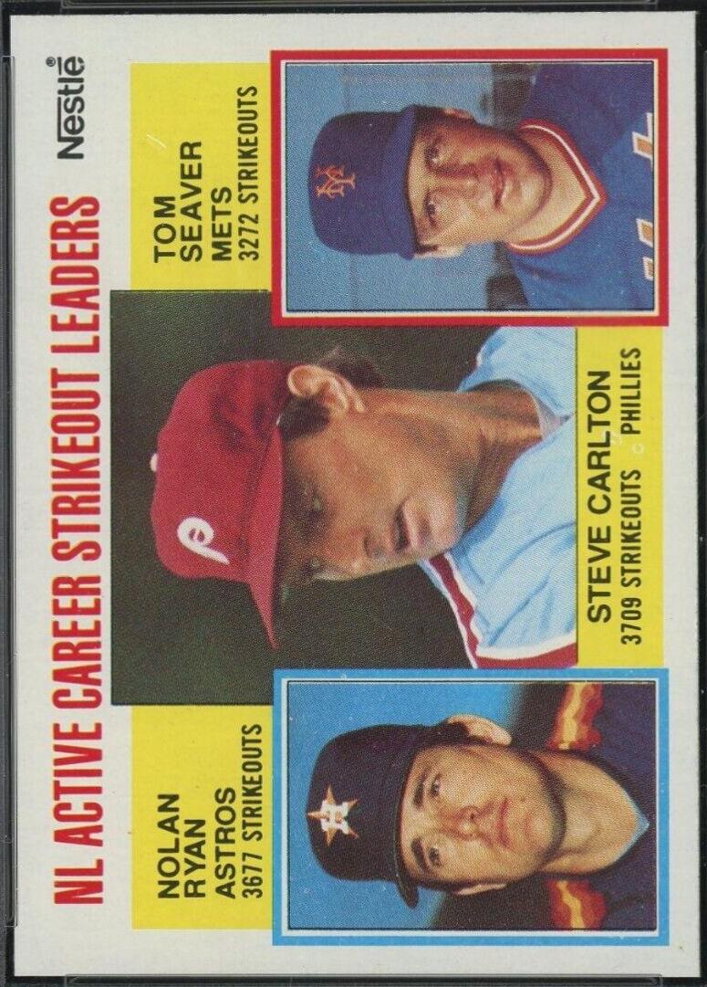 NL Active Career Strikeout Leaders #707