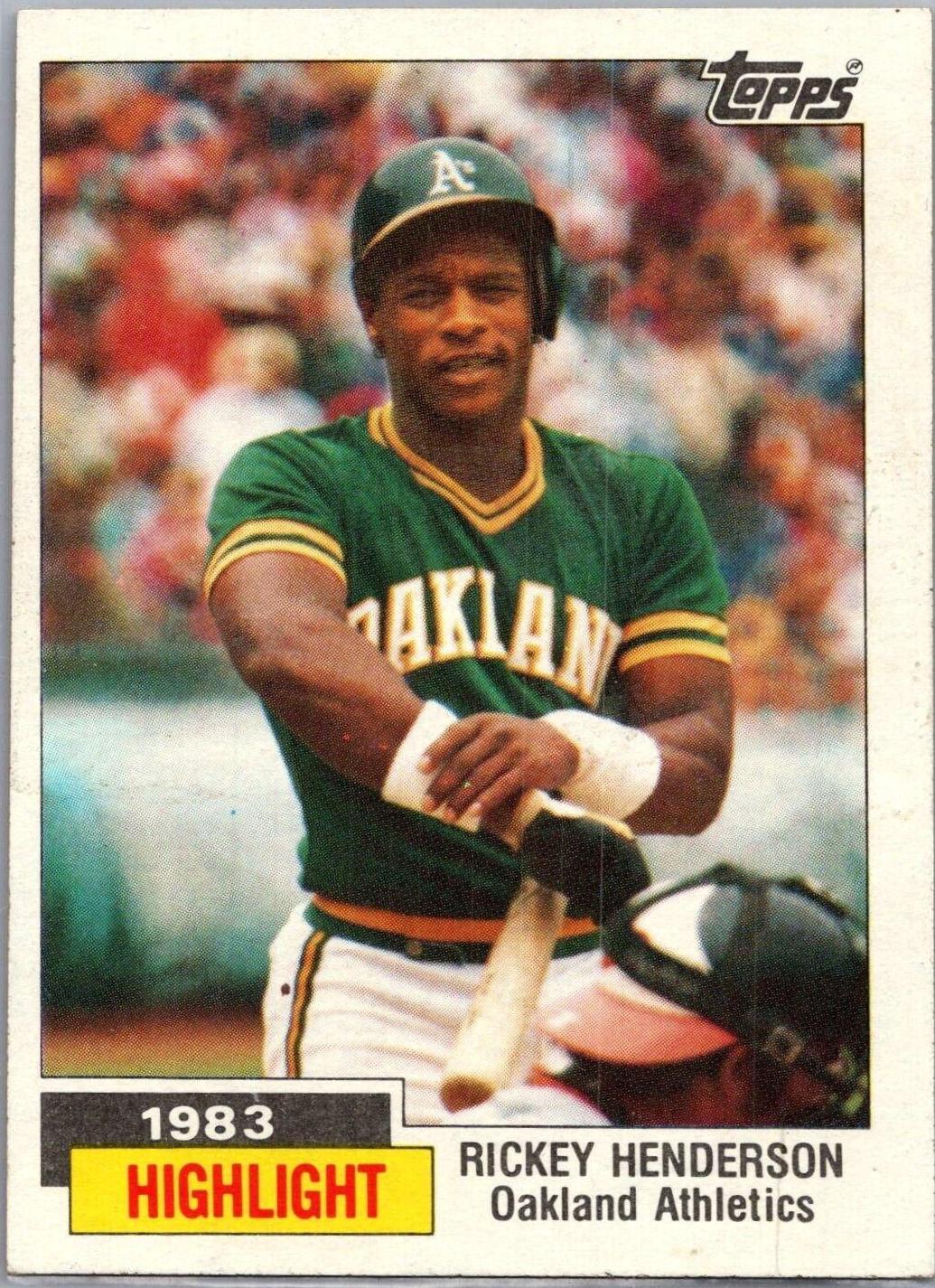 1983 Highlight: Rickey Henderson #2