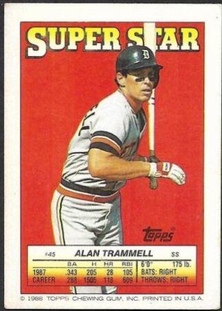 Alan Trammell #45