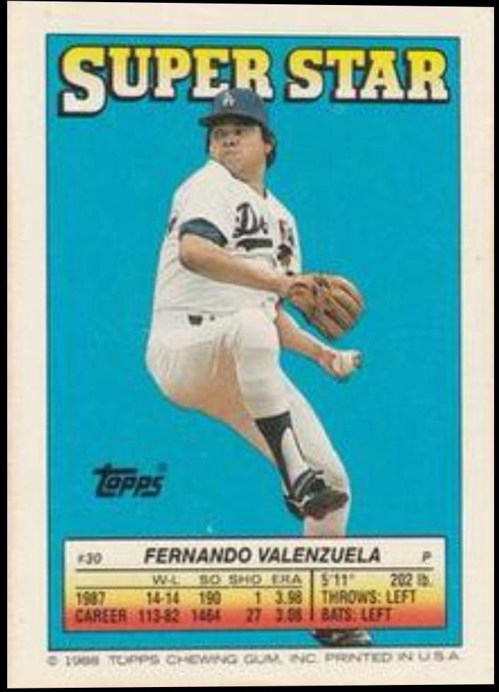 Fernando Valenzuela #30
