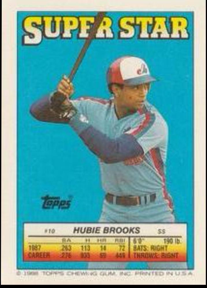 Hubie Brooks #10