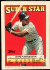 Rickey Henderson, Andy Van Slyke