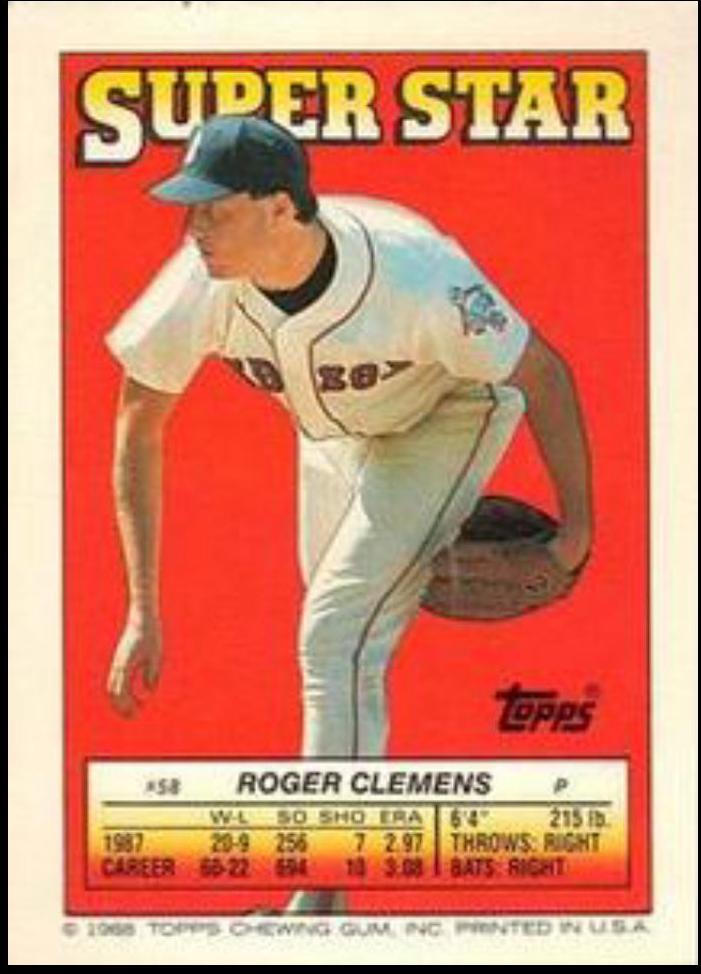 Roger Clemens #58