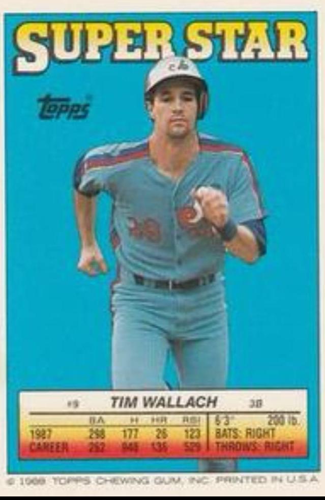 Tim Wallach #9