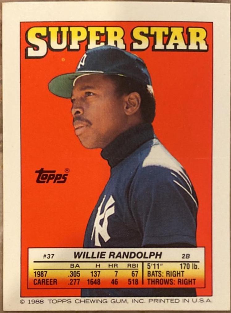 Willie Randolph #37