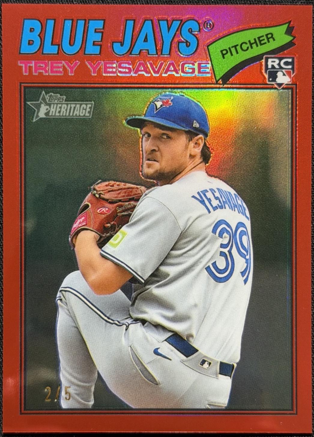 Trey Yesavage [Red Bordered Chrome] #245