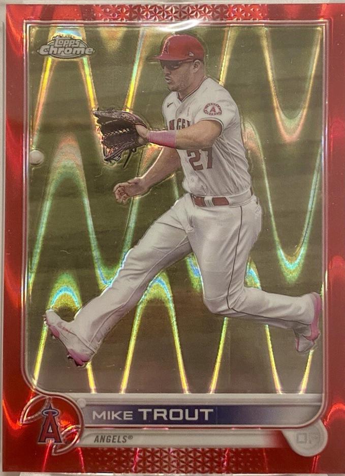 Mike Trout [Sonic Red RayWave] #200