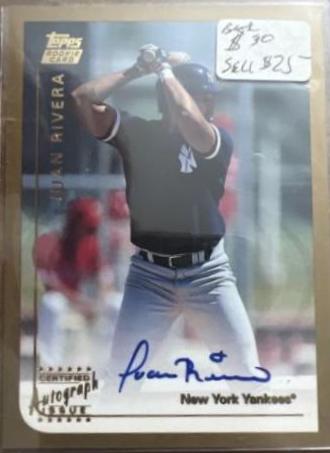 Juan Rivera [Certified Autograph] #T64