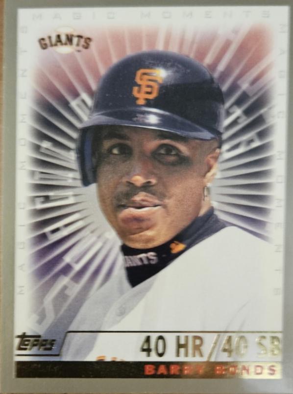 Barry Bonds [Home Team Advantage M. M. 40 HR/40 SB] #476