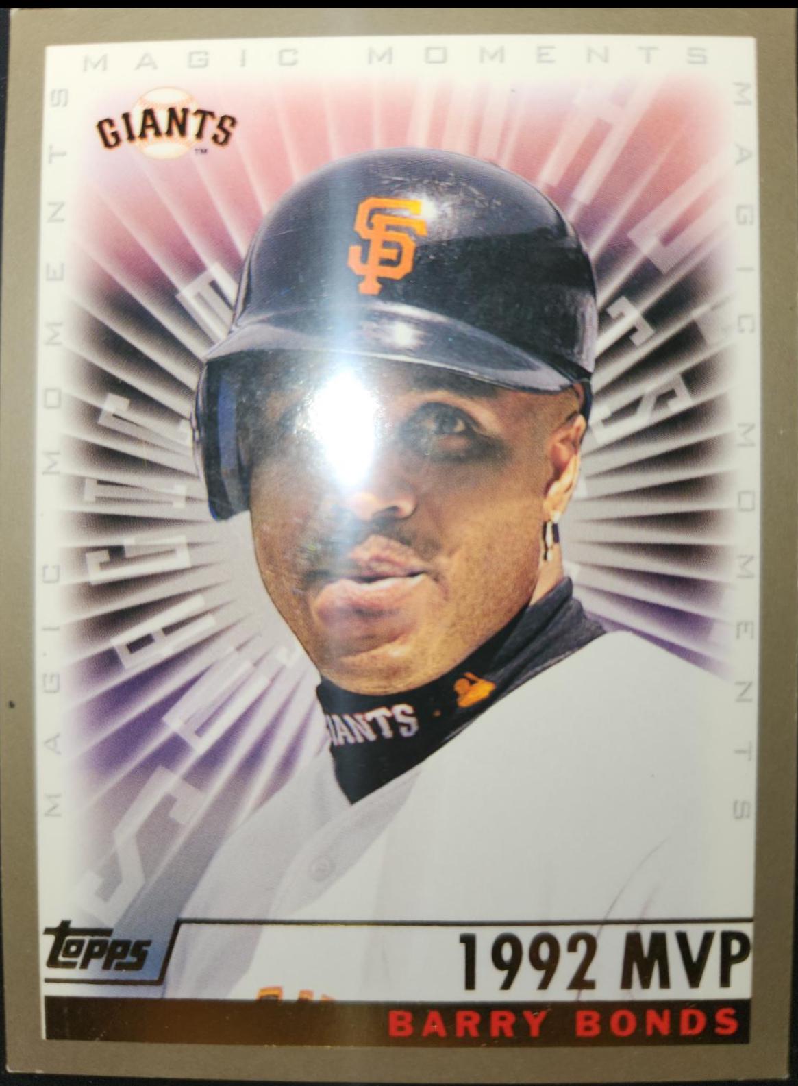 Barry Bonds [Magic Moments 1992 MVP] #476