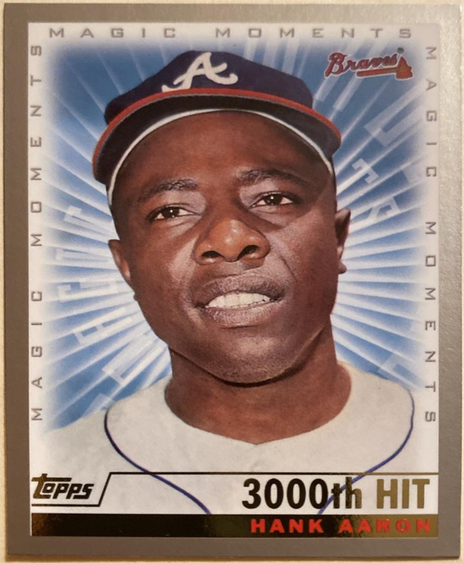 Hank Aaron [Magic Moments 3000th Hit] #237