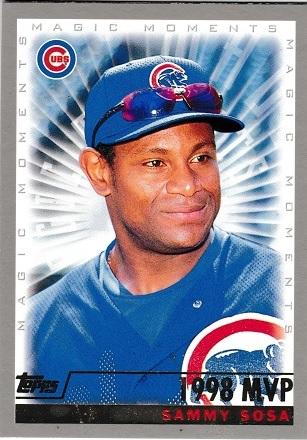 Sammy Sosa [Magic Moments 1998 MVP] #477