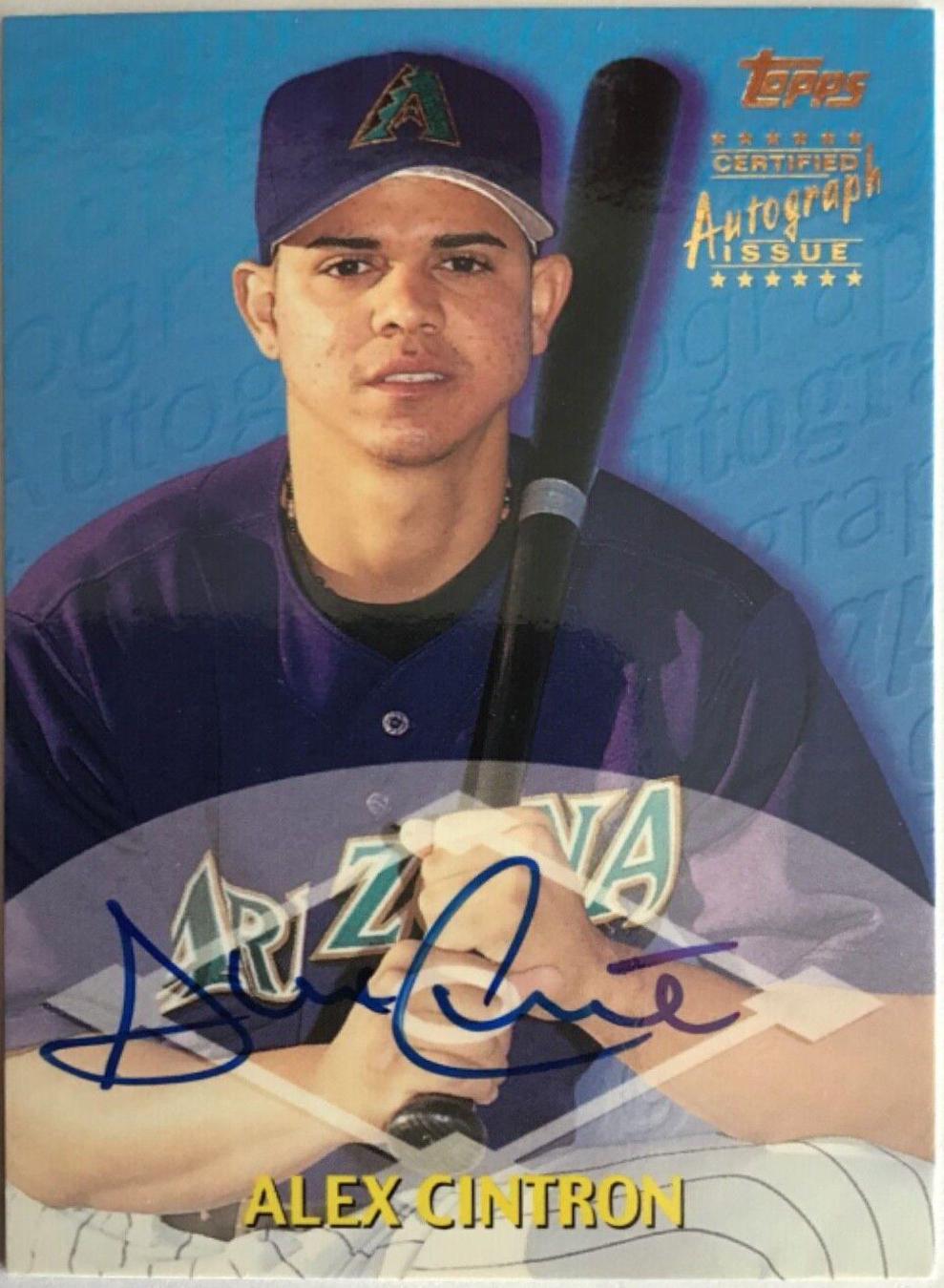 Alex Cintron [Certified Autograph] #TTA14