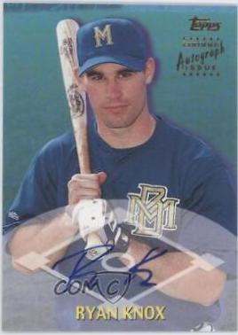 Ryan Knox [Certified Autograph] #TTA72