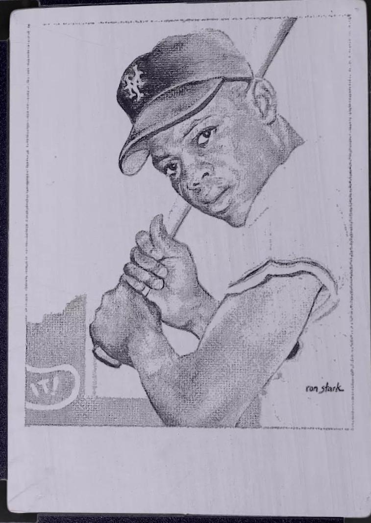 Willie Mays [Black Printing Plate] #50