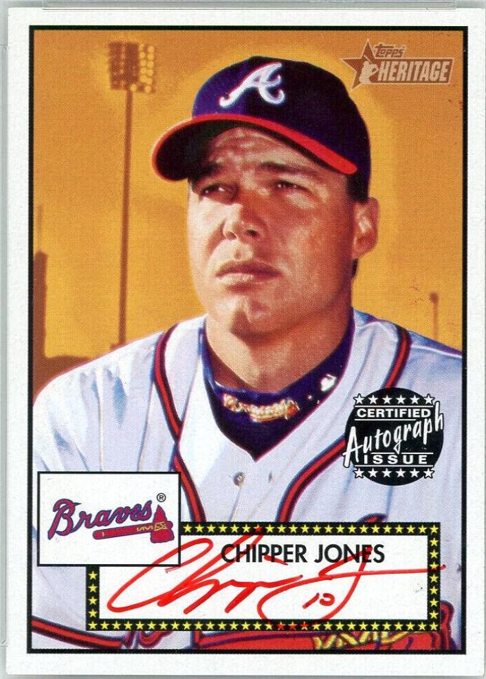 Chipper Jones [Red Ink] #THACJ