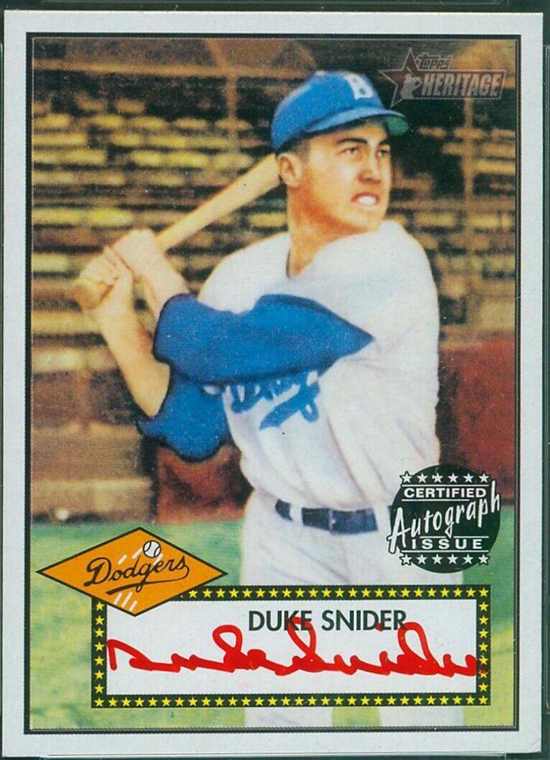 Duke Snider [Red Ink] #THADS