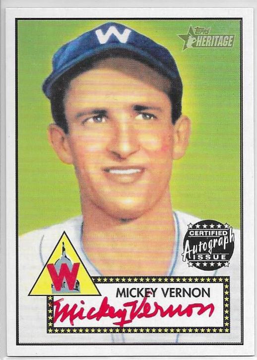 Mickey Vernon [Red Ink] #THAMV