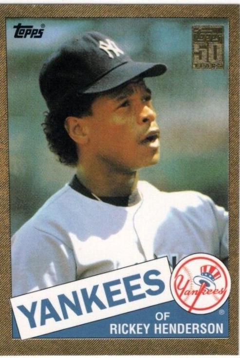 Rickey Henderson [Gold] #T113